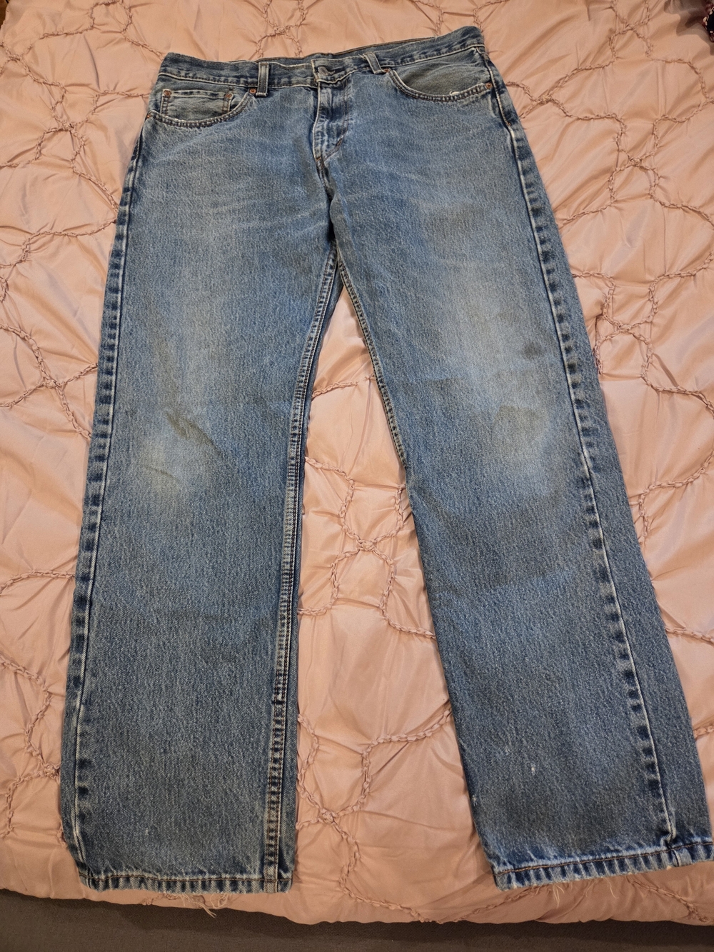 Levi's 505 Classic Blue Straight-Leg Jeans